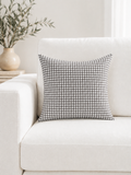 Gray Check Kırlent Kılıfı