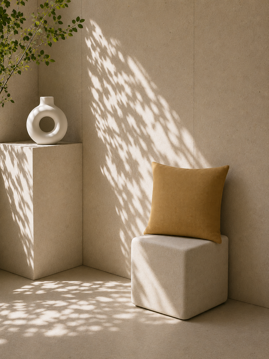Honey Linen Kırlent Kılıfı