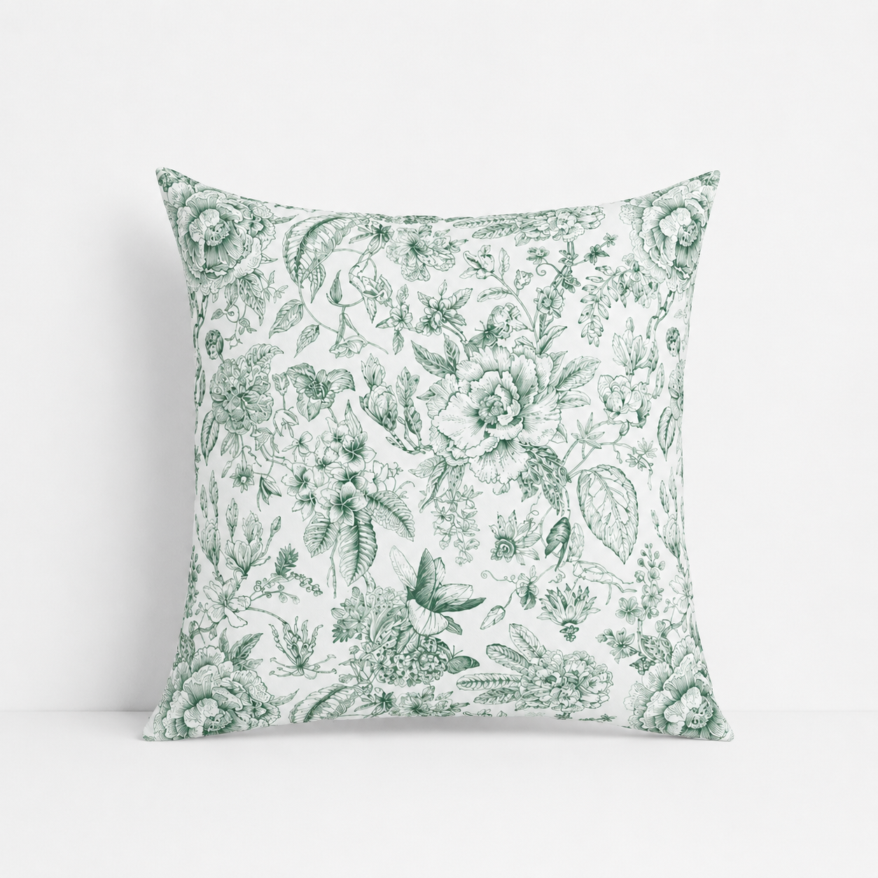 Green Rose Kırlent Kılıfı