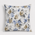 Vintage Rose – Blue Kırlent Kılıfı