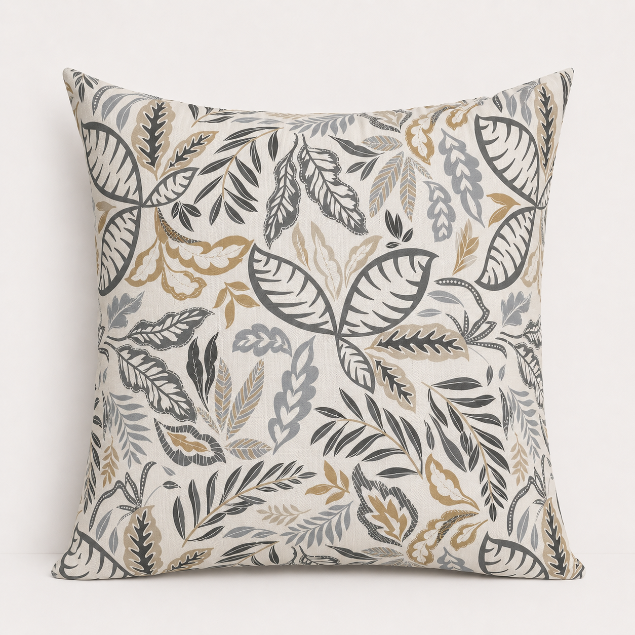 Botanical Leaves – Stone Kırlent Kılıfı