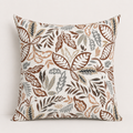 Botanical Leaves – Terracotta Kırlent Kılıfı