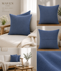Denim Blue Kırlent Kılıfı