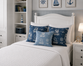 Yelkenli Navy Blue Kırlent Kılıfı