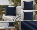 Mıdnıght Blue Kırlent Kılıfı
