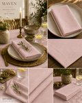 Rose Blush 6'lı Servis Peçetesi