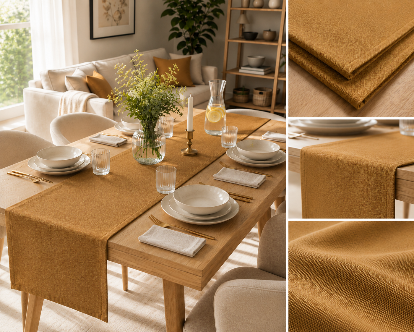 Honey Linen Runner