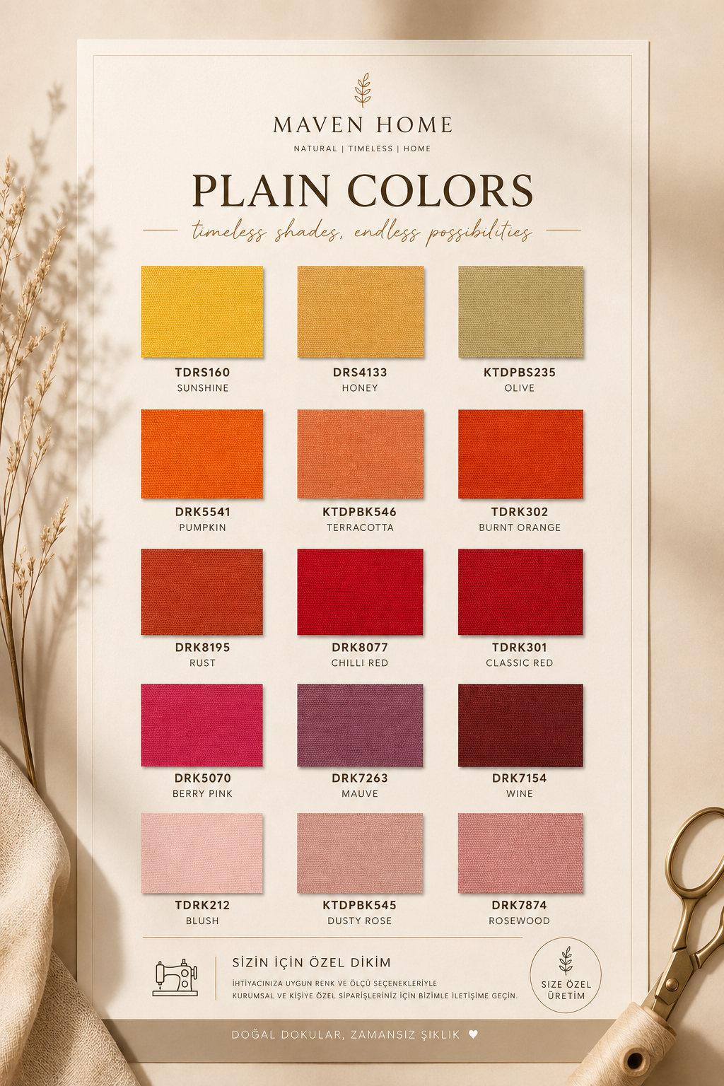 Terracotta Mutfak Önlüğü Seti Anne&Kız