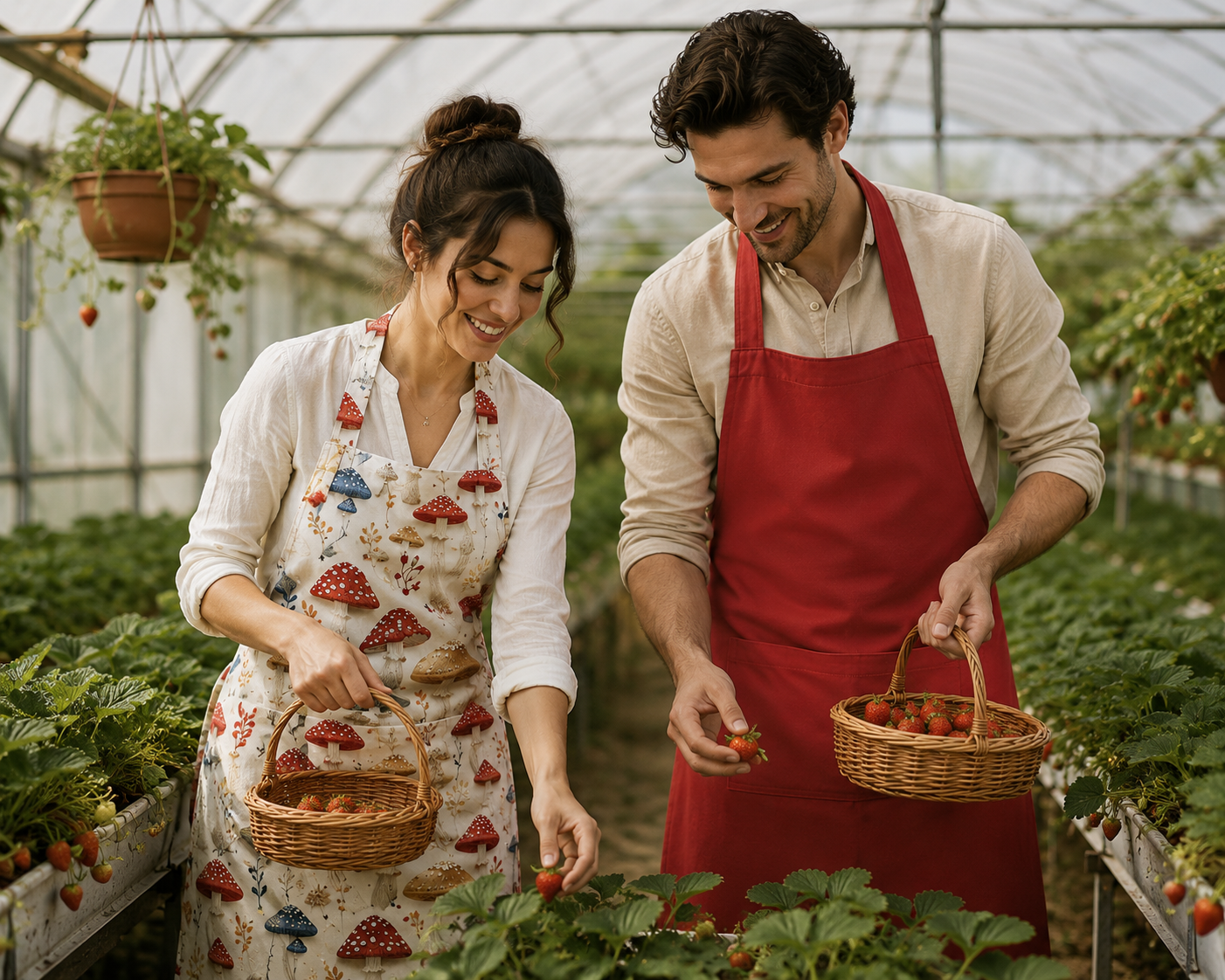 Mushroom Couple Mutfak Önlüğü Seti