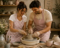 Ceramic Love Couple Mutfak Önlüğü Seti
