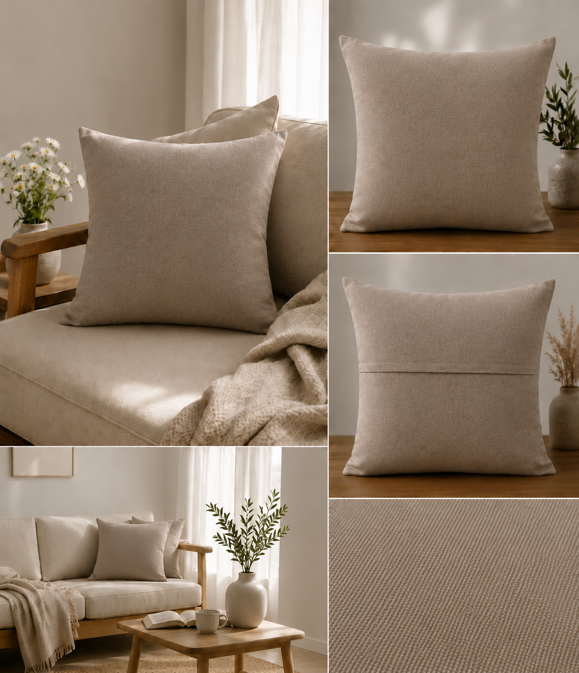 Warm Taupe 3'lü Ev Seti
